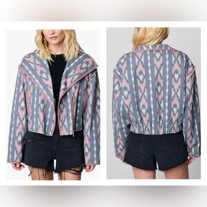 BlankNYC Open Sky Tribal Print Jacket - Multi (XS)